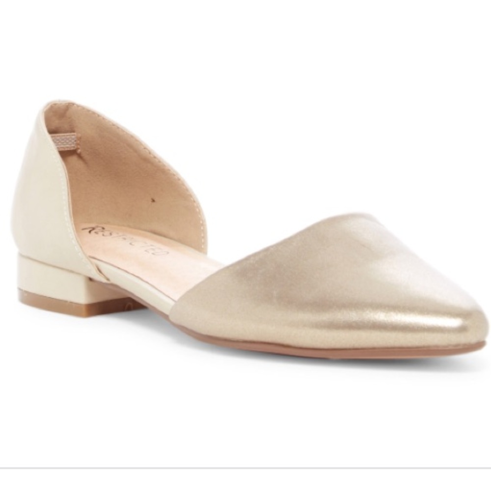 Restricted Champagne D’Orsay Flat Size 7.5